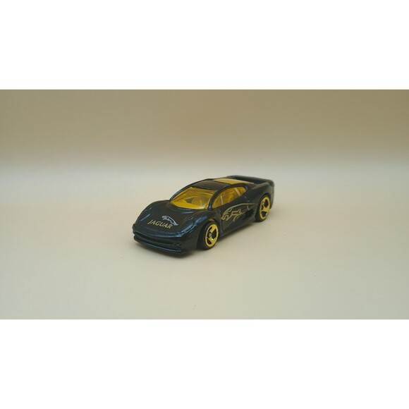 Hot Wheels 1992 Black Jaguar Diecast Car Mattel Loose - Picture 1 of 7